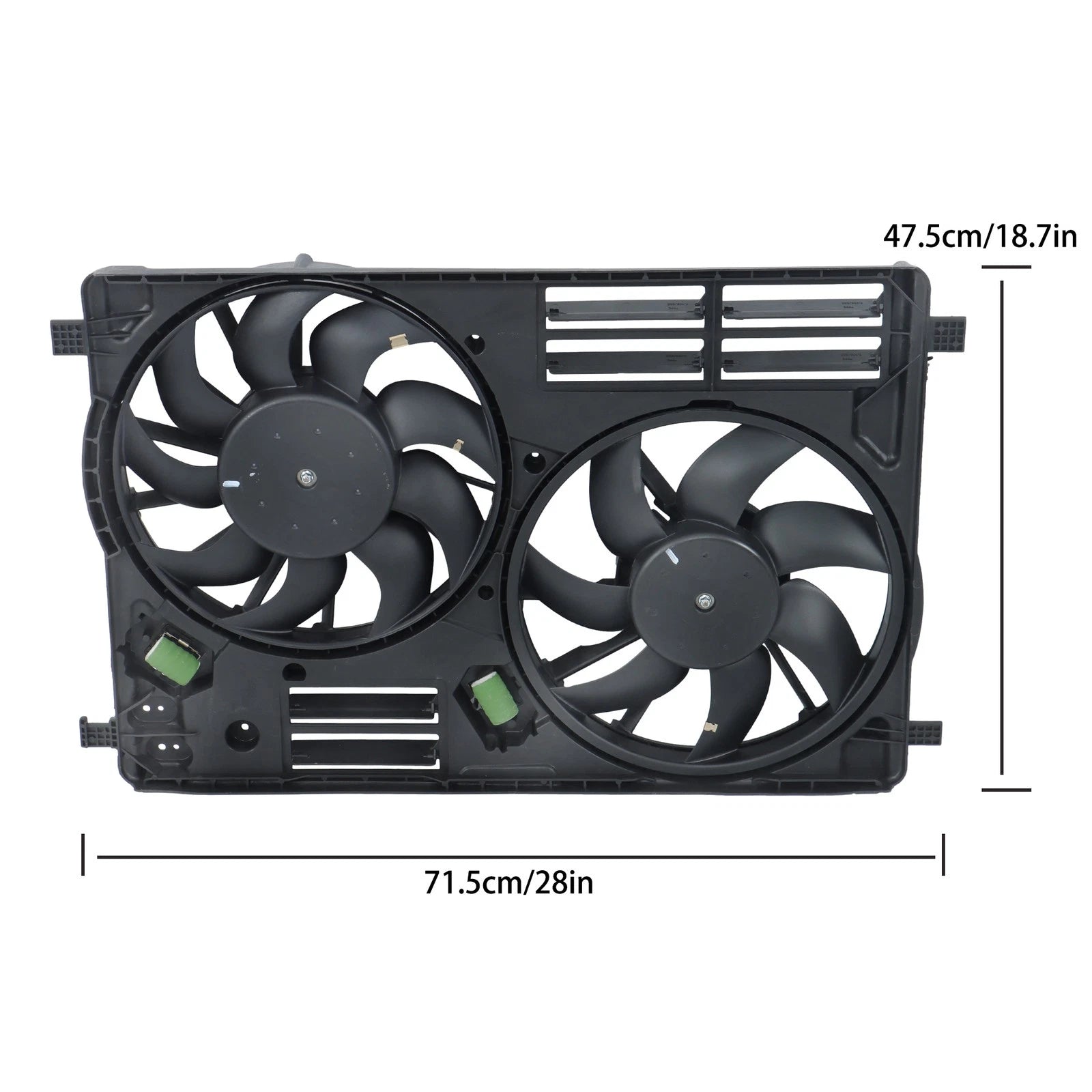 Dual Cooling Fan Assembly for Lincoln MKC (2015–2016)