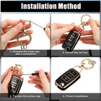3 Button Remote Control Key Fob Case for Volkswagen Jetta Eos (2006–2014)