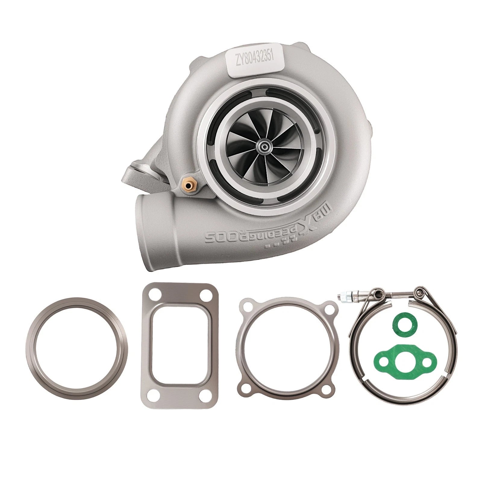 Billet Turbocharger GT3582 T3 V-Band .63 A/R .70 Anti-Surge for 2.5L-6.0L