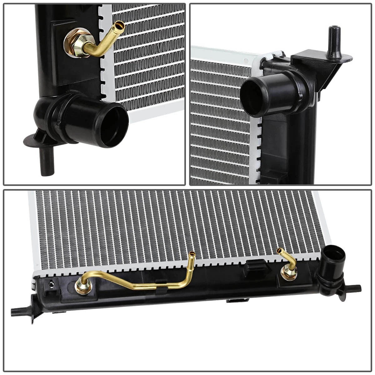 OE Aluminum Core Engine Cooling Radiator for Kia Soul 2.0L (2010–2011) DPI 13134