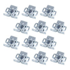 12 Pack Stainless Steel Double Roller Catches for Cabinet Wardrobe