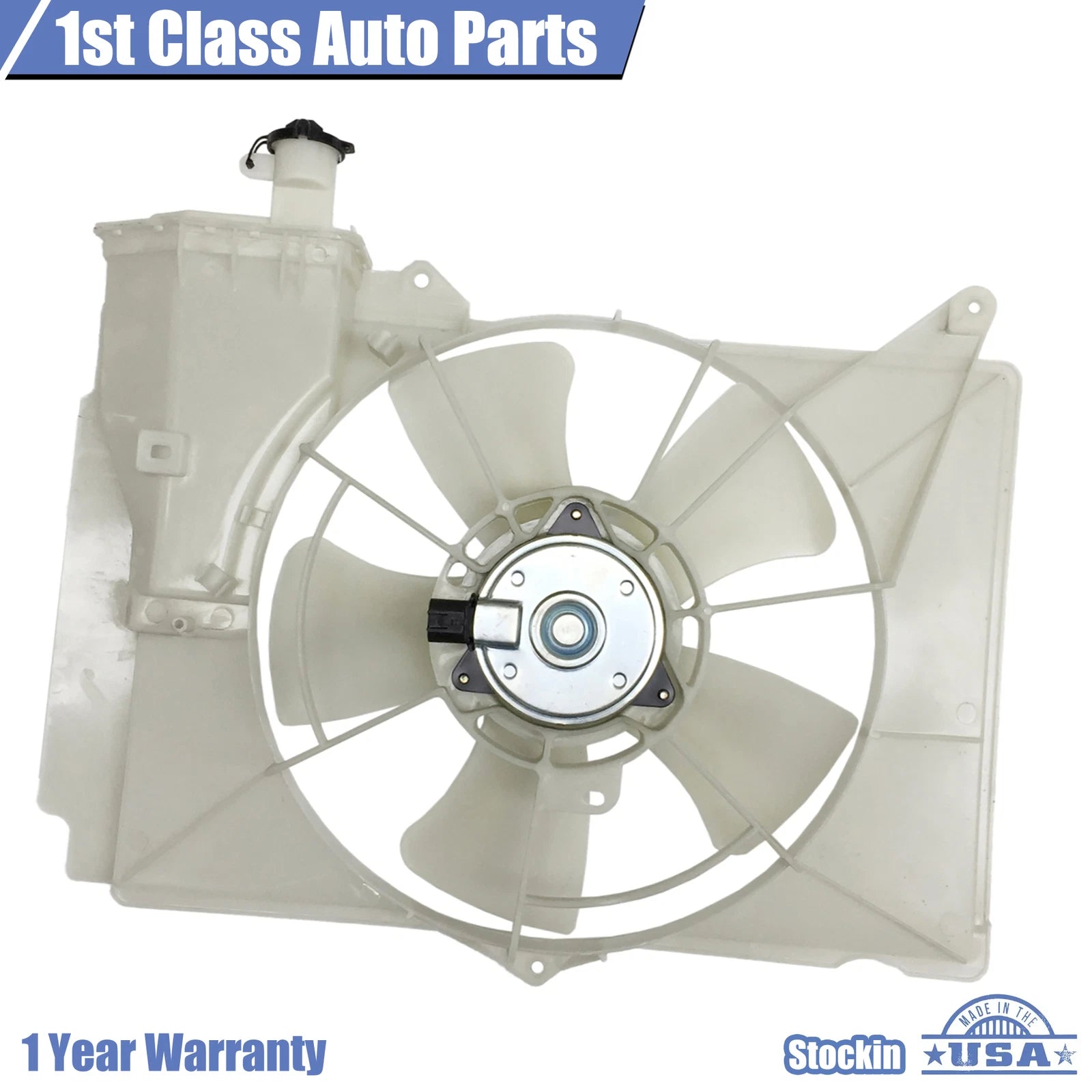 Radiator and Condenser Fan for Toyota Echo, Scion XA, XB (2000–2006)