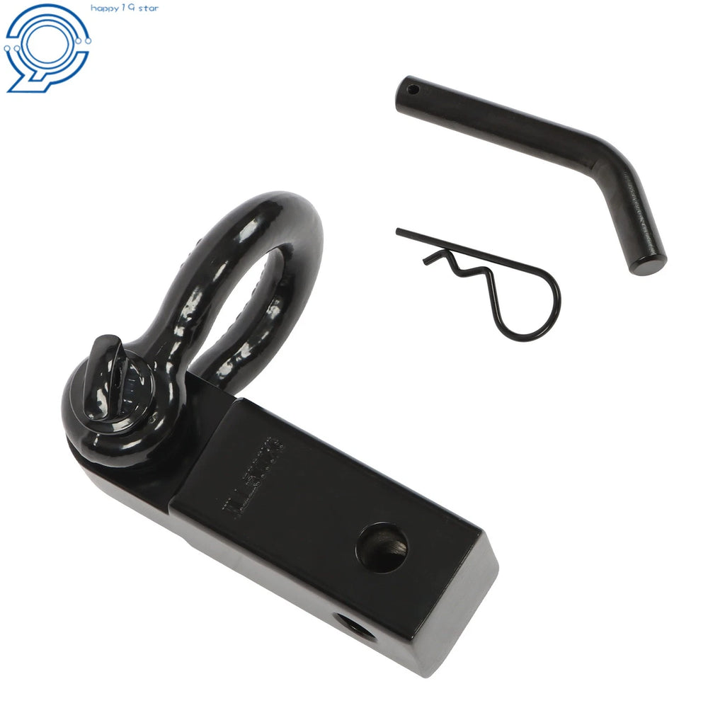2" Receiver Tow Hook with 3/4" D-Ring Shackle for Universal Fit 