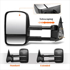Set of 2 Towing Mirrors for Ford F150 F250 (1997–2004)