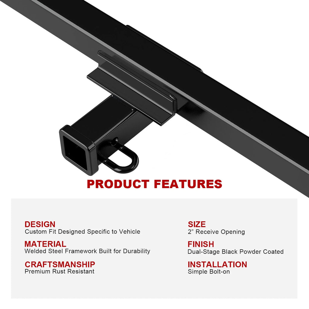 2 Inch Trailer Hitch Receiver for Nissan Frontier (2005-2026)