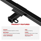 2 Inch Trailer Hitch Receiver for Nissan Frontier (2005-2026)