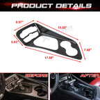 ABS Gear Shift Box Cover Frame Decor Overlay for Dodge Challenger (2015-2019)