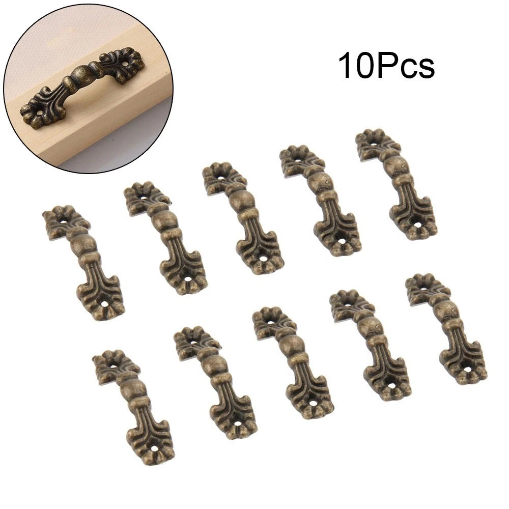 10pcs Vintage Drawer Knob Pull Handle Cabinet Hardware for Furniture