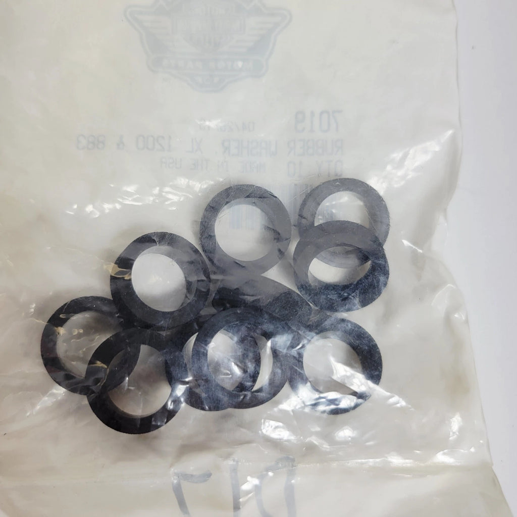 Pack of 10 Rubber Washers for Harley-Davidson XL 1200 & 883 (2001–2023)