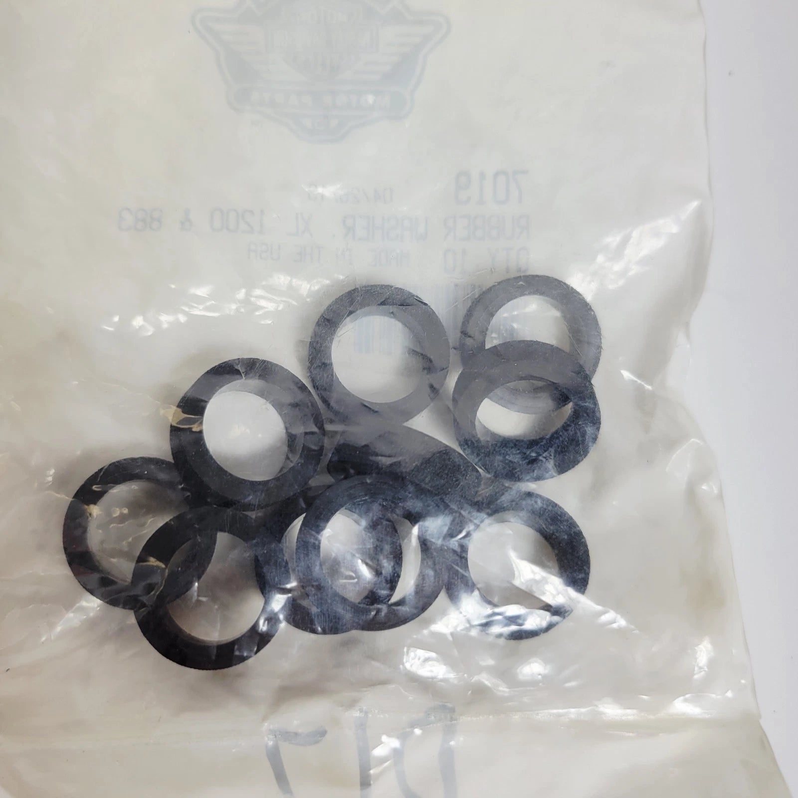 Pack of 10 Rubber Washers for Harley-Davidson XL 1200 & 883 (2001–2023)