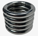 Set of 4 Stainless Steel Heavy Duty O Rings 3/8'' x 1 7/8''
