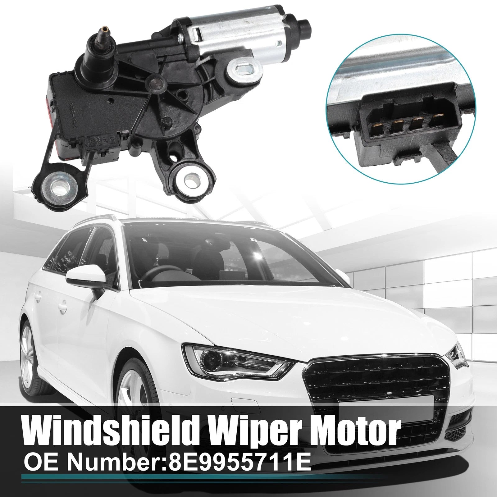 Rear Windshield Wiper Motor for Audi A3 (2006–2013) No. 8E9955711E
