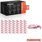 50Pcs Nylon Door Lock Pawl Clips for Ford Lincoln 
