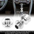 Shift Knob Reverse Lock Out Lifter Silver Tone for Subaru BRZ, Toyota (2013–2021)