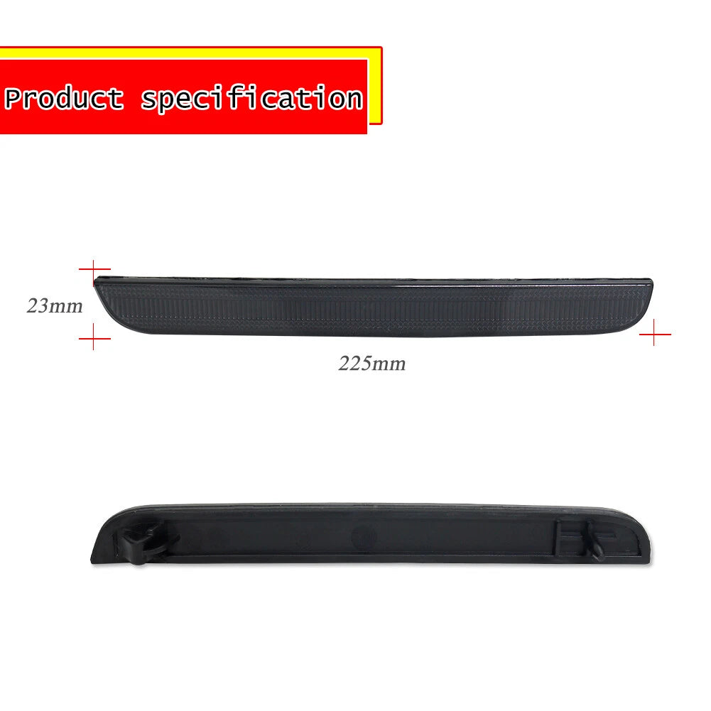 Smoked Rear Bumper Reflector Lenses for Dodge Challenger (2015–2023)