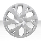 Wheel Covers Set of 4 Snap On 6 Y Spoke Style for 14-inch Silver (—)