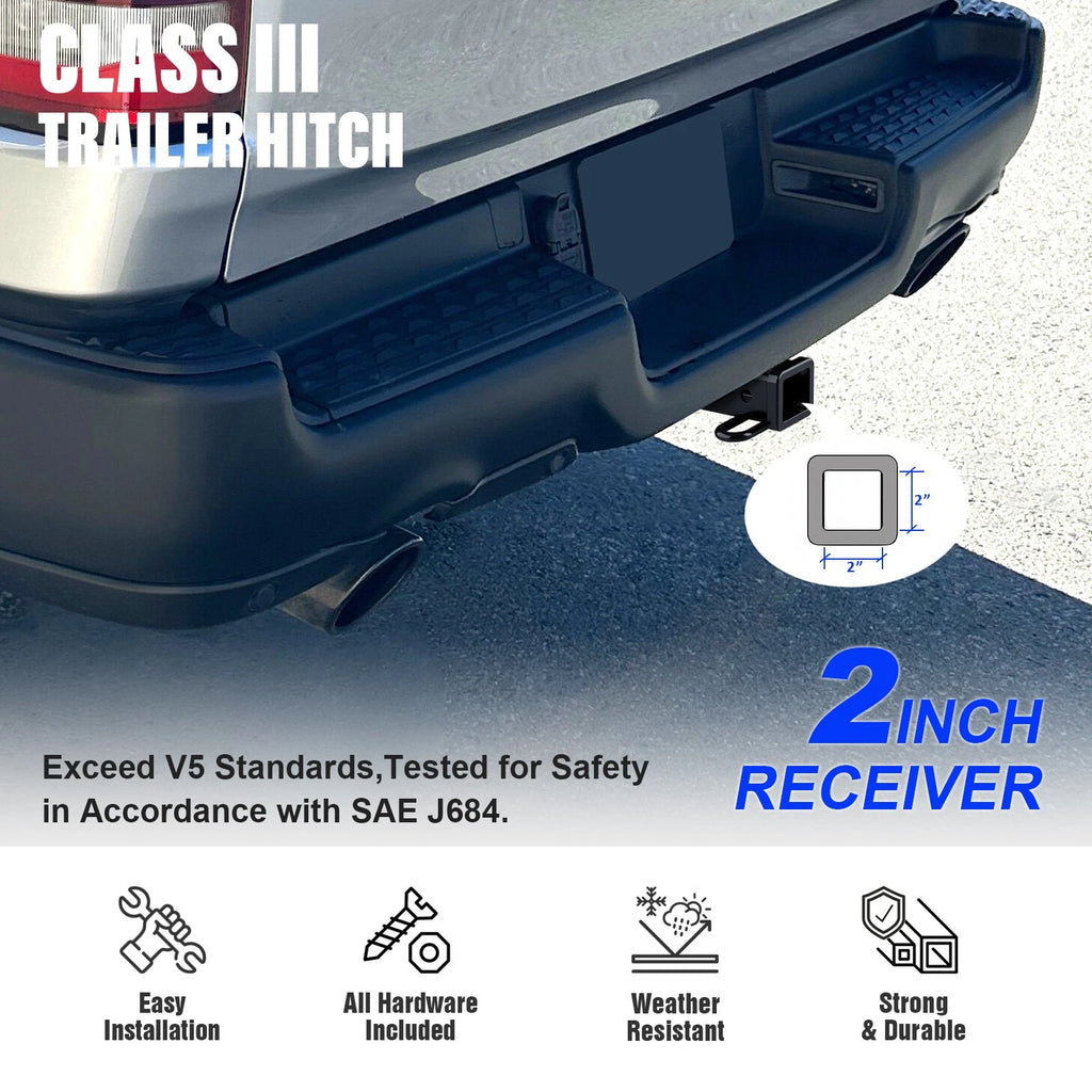 2 Inch Receiver Trailer Towing Hitch for Ram 1500 (2019-2026)