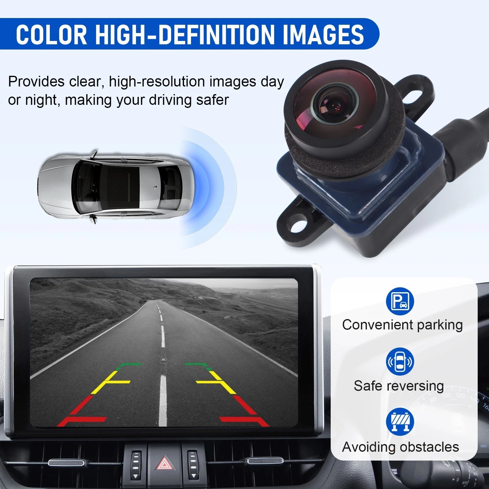 Rear View Backup Camera for Chrysler Town & Country (2011-2016)