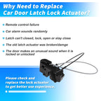 Rear Left Power Door Lock Actuator 82501EY10D for Nissan Dualis J10 (2007–2014)