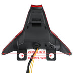 Integrated Tail Light Turn Signal for Kawasaki Ninja ZX10R Z1000 (2013–2022) Red T9