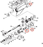 Propeller Shaft Seal Kit for Mercruiser Stern Drive (26-76868, 8M0214920, 8M0058390)