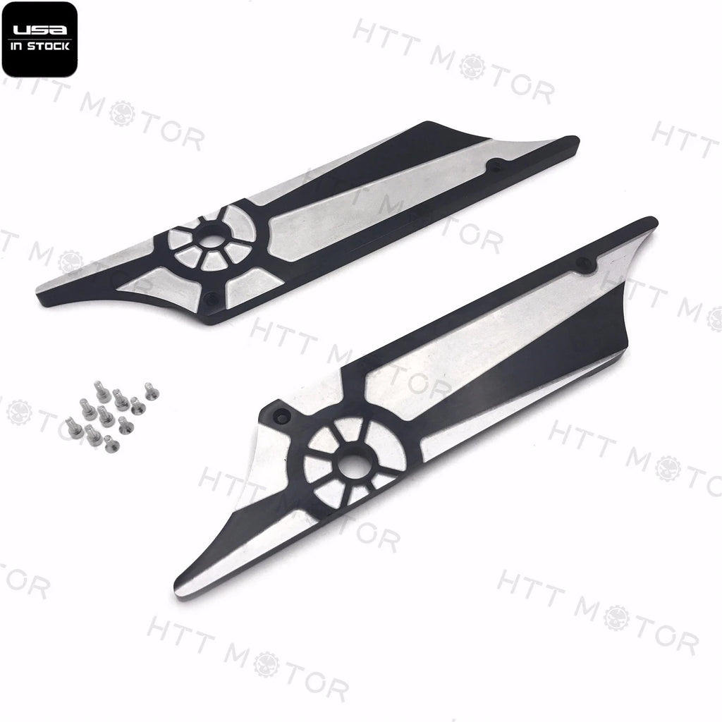 CNC Billet Aluminum Saddlebag Latch Cover for Harley Touring (1993–2013)