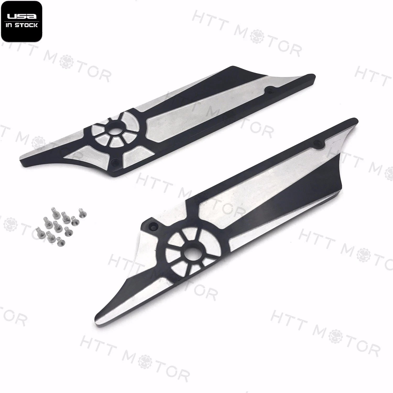 CNC Billet Aluminum Saddlebag Latch Cover for Harley Touring (1993–2013)