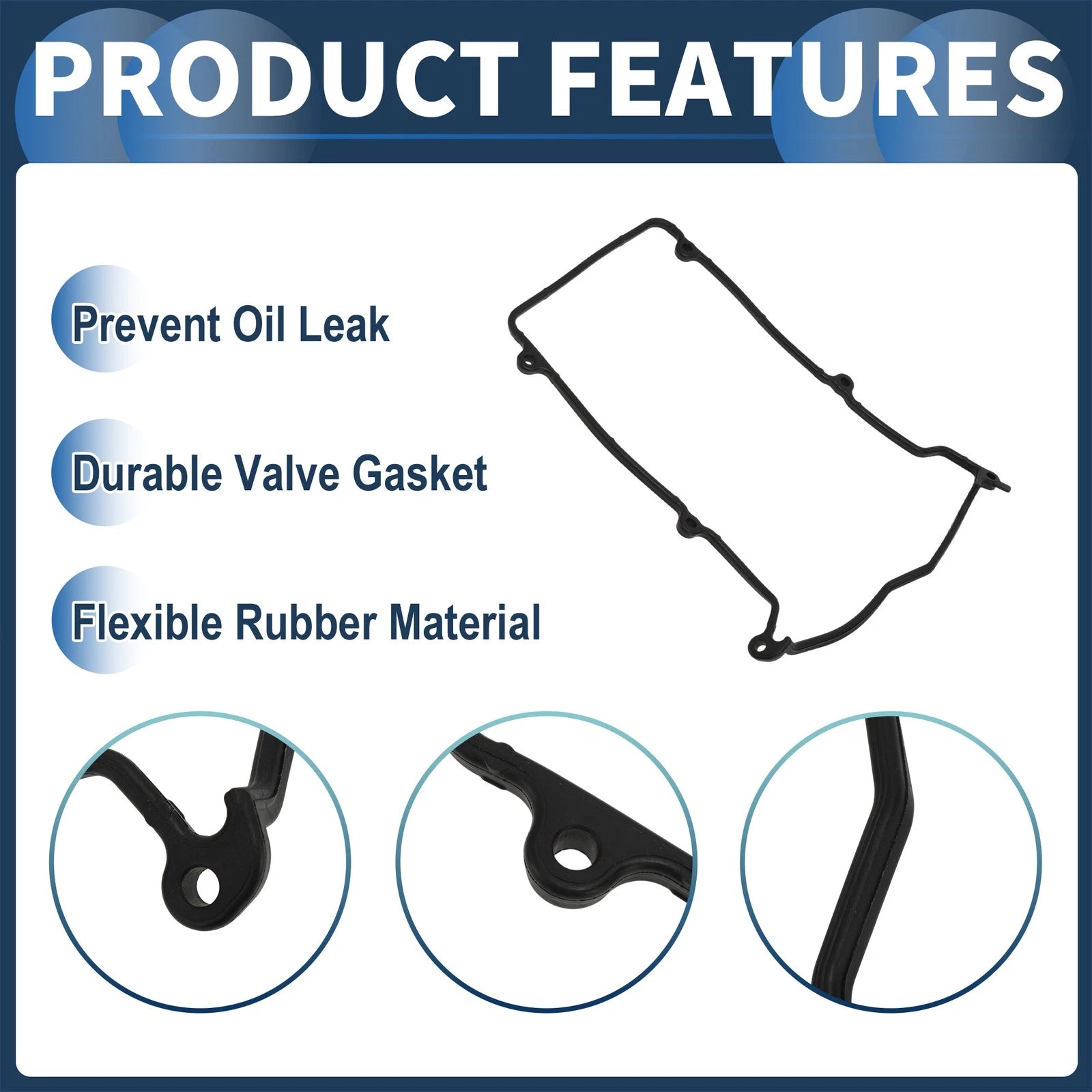 Engine Valve Cover Gasket for Toyota Duet (1998–2004) No. 1121397202