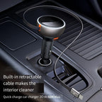 Car Charger Set with Dual Cables for Efficient Power Delivery