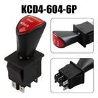 6Pin Latching Slide Rocker Switch for Forward Stop Back