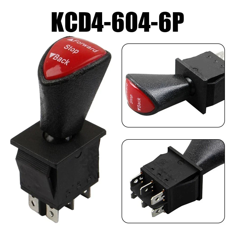 6Pin Latching Slide Rocker Switch for Forward Stop Back