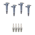 Set of 4 Ignition Coils & NGK Spark Plugs for Kia Optima (2011–2015)
