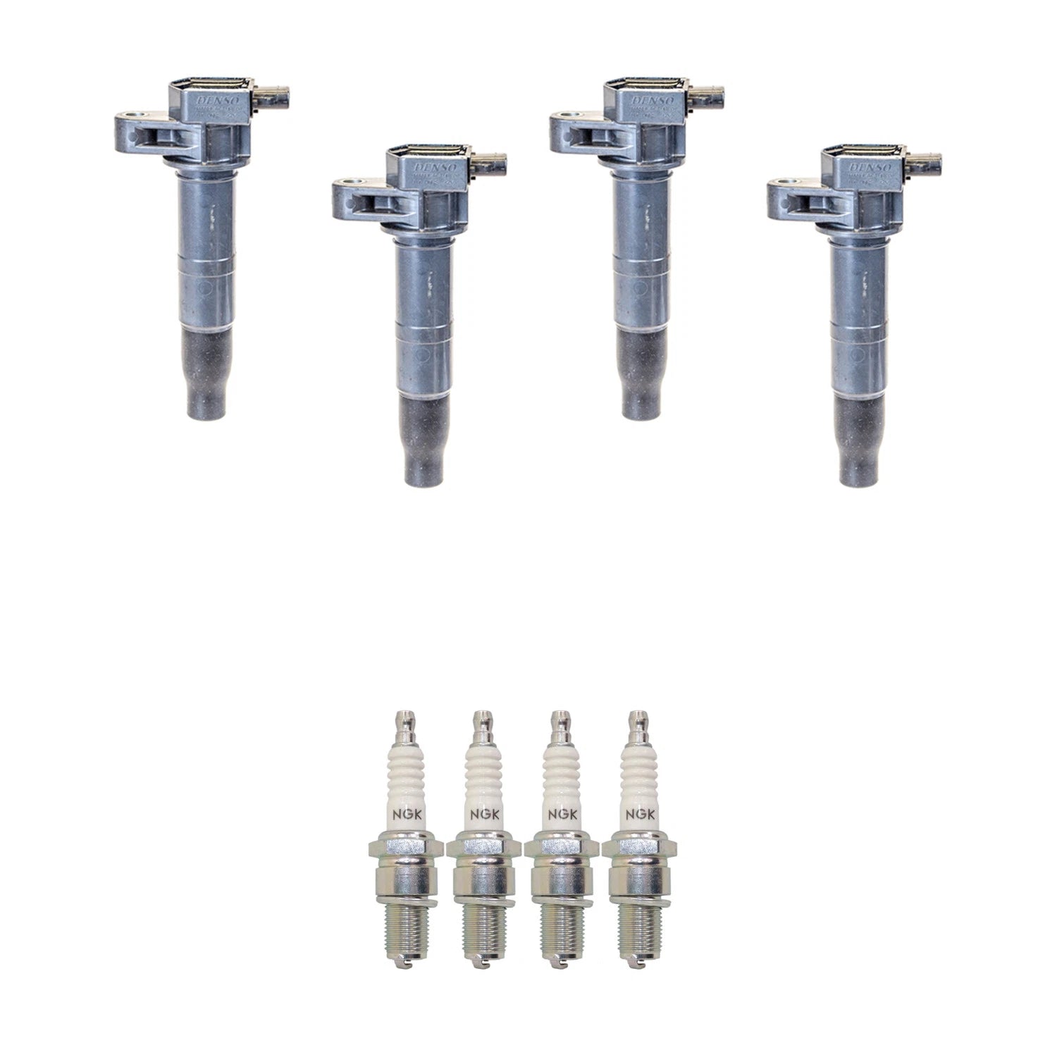 Set of 4 Ignition Coils & NGK Spark Plugs for Kia Optima (2011–2015)