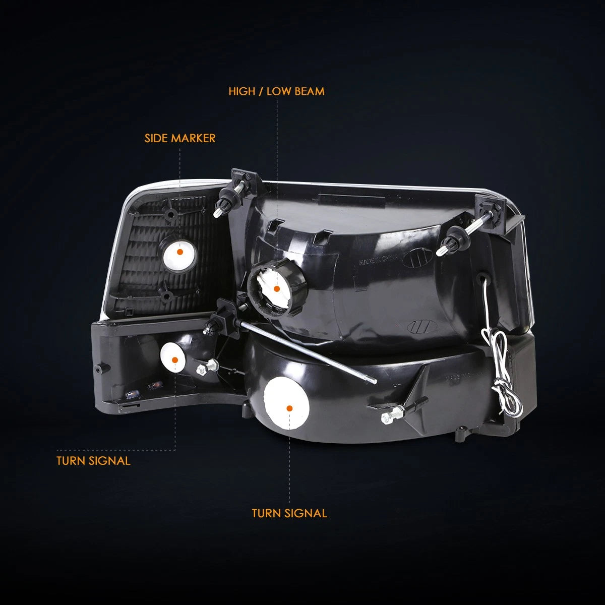 Driver Left Side Headlight for Mercedes Benz Sprinter 1500-4500 (2019–2024)