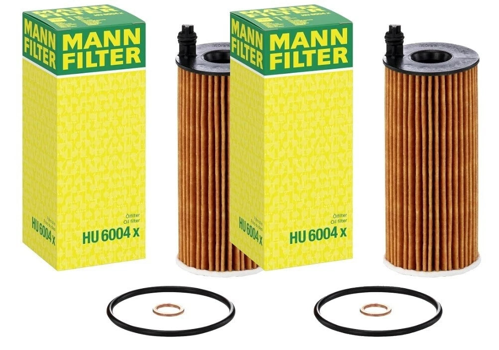 Set of 2 Engine Oil Filters for BMW F15 F30 328d 535d X3 X5 740Ld (2014–2019)