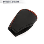 Gear Shift Knob Cover for Toyota Corolla (2009–2013) Black Brown Faux Leather
