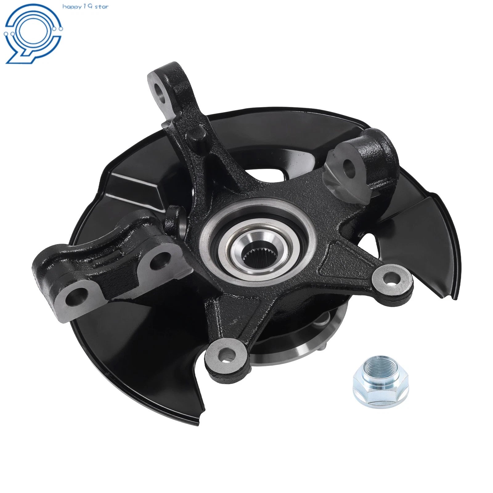 Front Right Steering Knuckle & Wheel Hub Bearing for Honda Pilot (2003–2004)