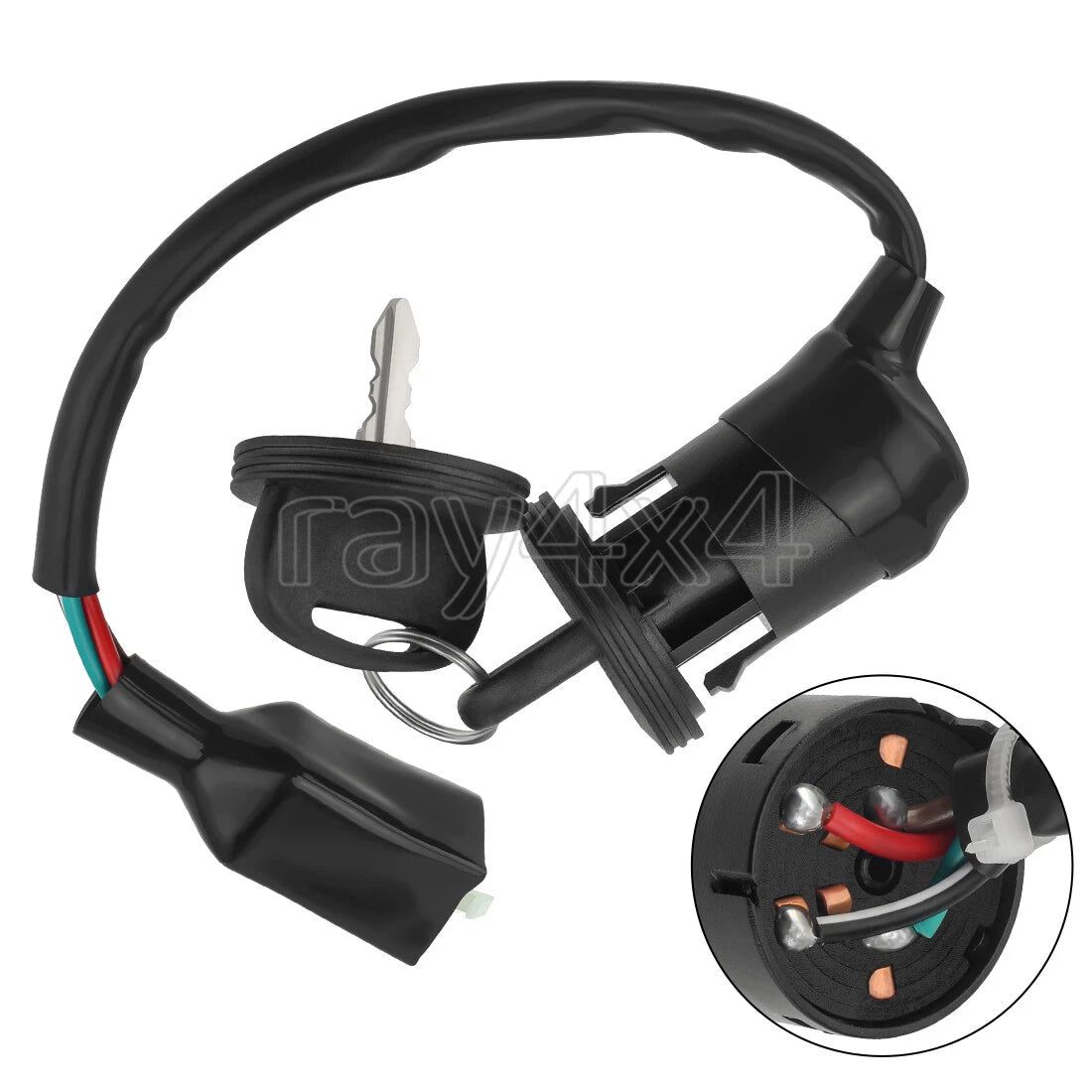 Ignition Key Switch for Yamaha Grizzly 90 YFM90 (2019–2024) B8W-H2510-00-00