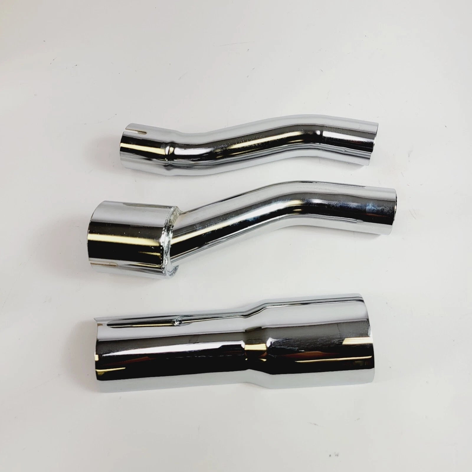 Muffler Adapter Kit for Harley Trike (2017–2024) - Chrome 1802-0387
