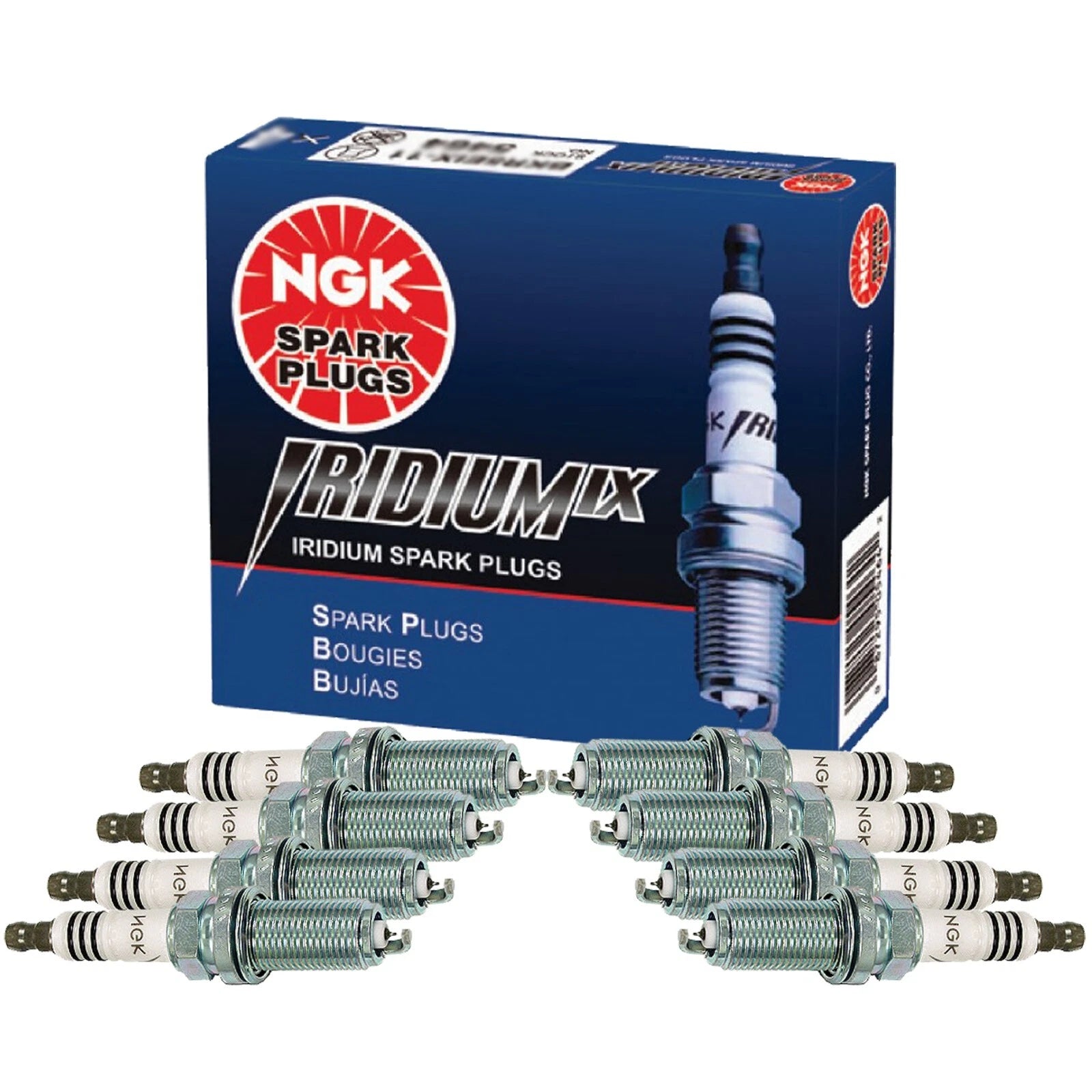 Set of 8 NGK Iridium Spark Plugs 4469 for Infiniti Kia Nissan