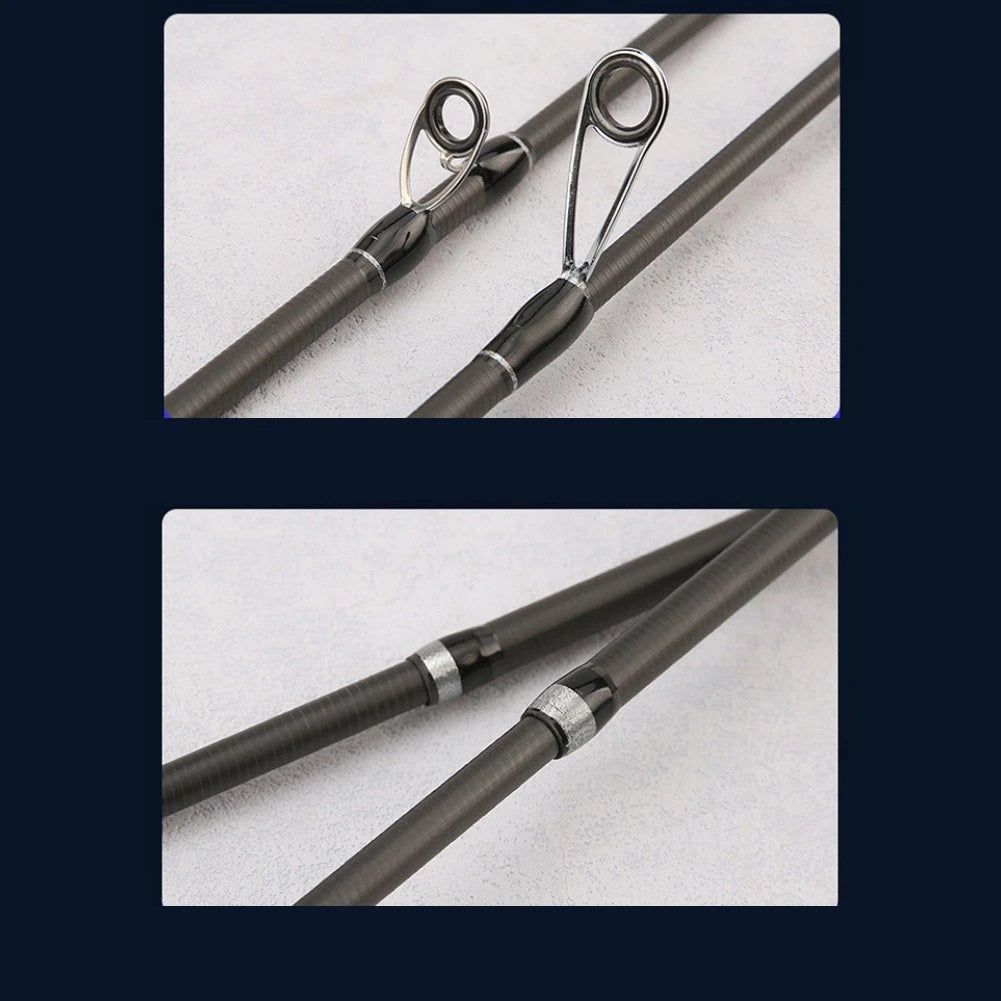2X Ultra Short Telescopic Fishing Rod Carbon Fiber 180cm