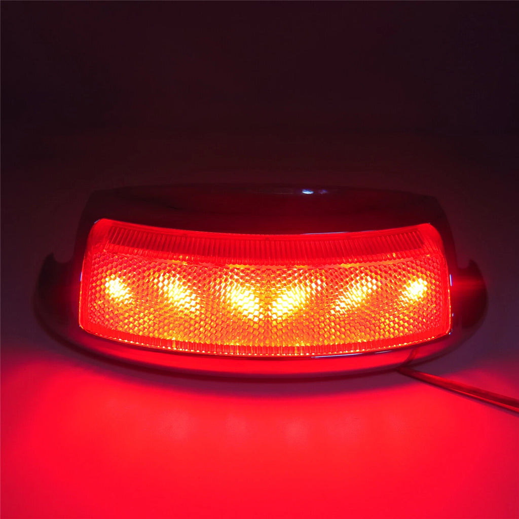 Clear Rear Fender Tip Light with Brake & Turn Signal for Harley Davidson (2009–2023)
