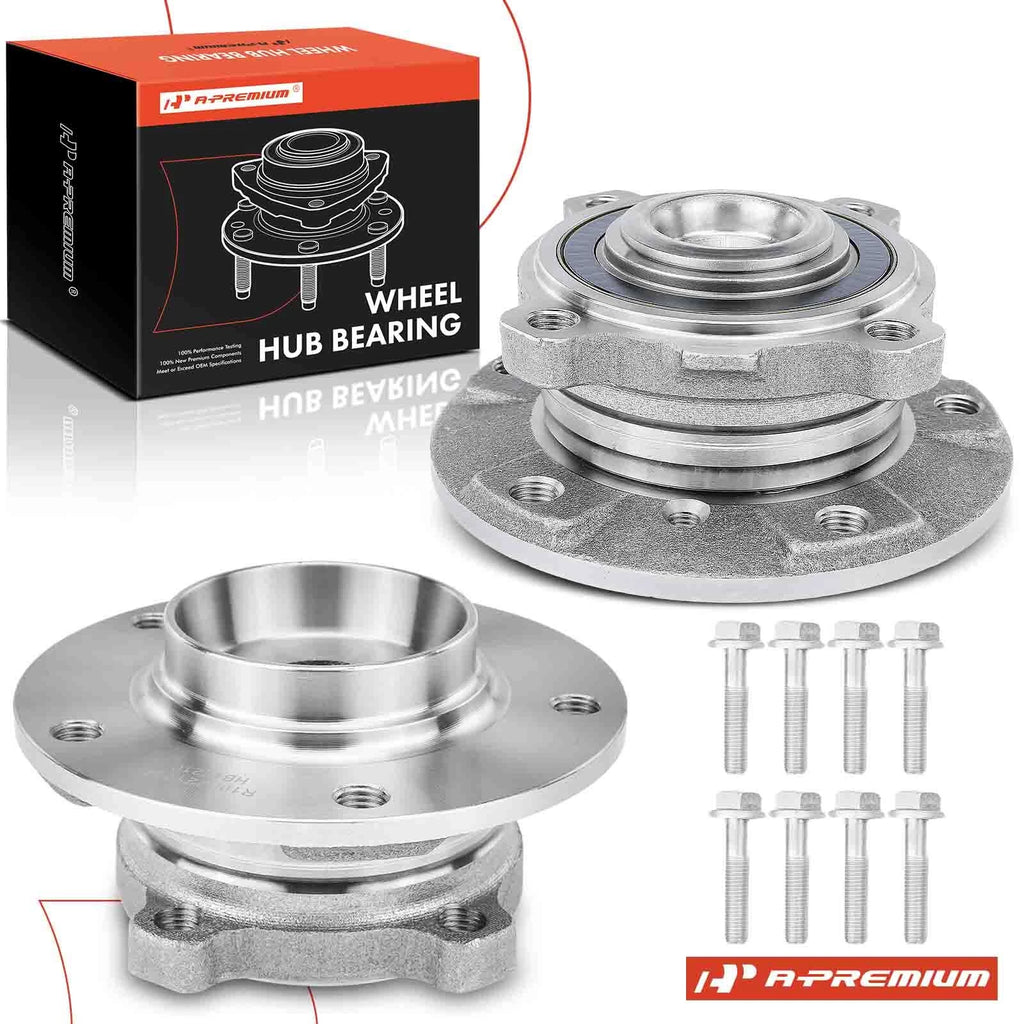 2X Front Wheel Hub & Bearing Assembly for BMW 525i 528i 535i 545i 650i (2001–2010)