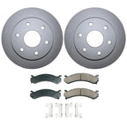 Front Brake Kit 305mm Disc Rotors & Akebono Ceramic Pads for Silverado Sierra 1500 (2014–2019)