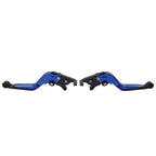 CNC Blue Extendable Brake Clutch Levers for Yamaha FJR1300 (2004–2020)