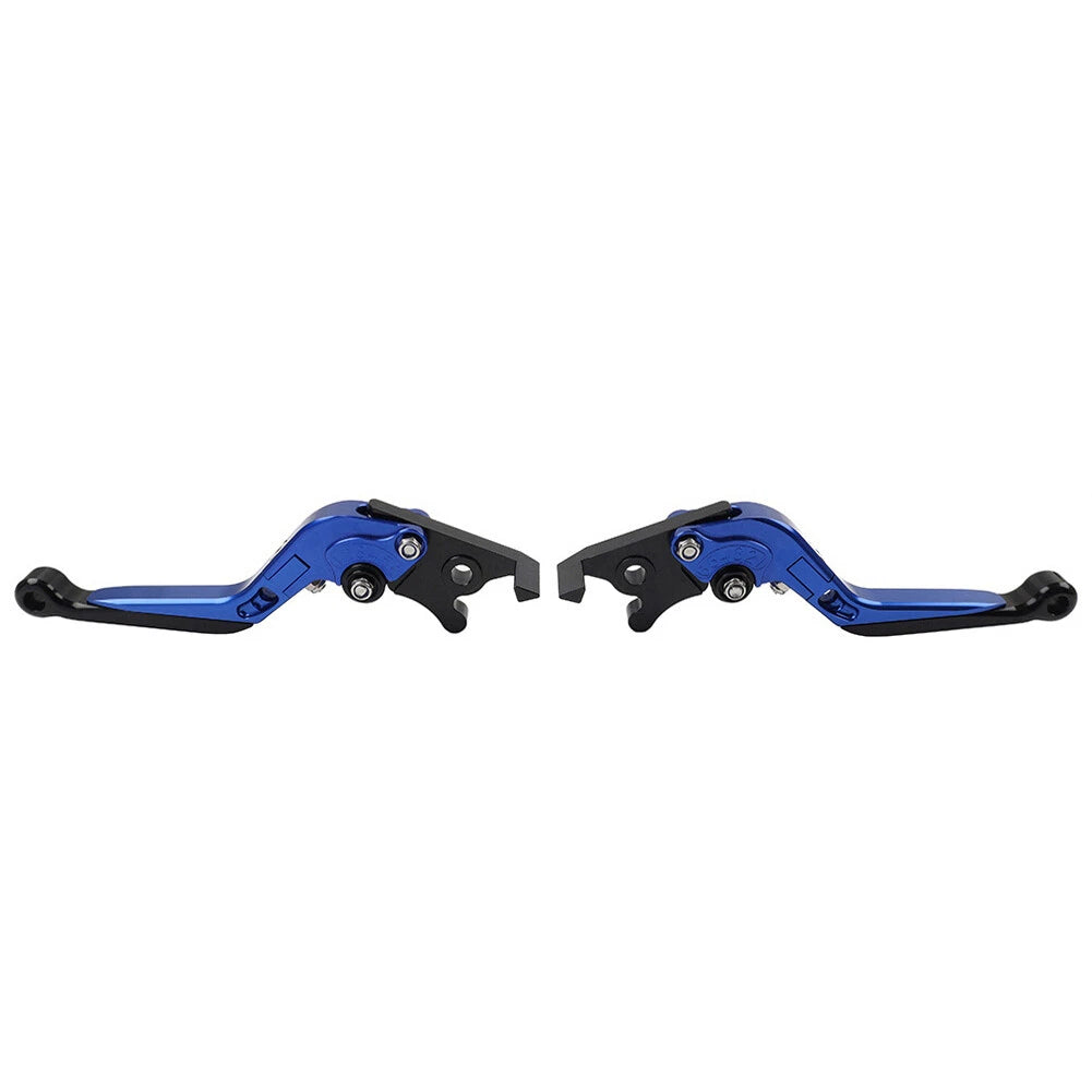 CNC Blue Extendable Brake Clutch Levers for Yamaha FJR1300 (2004–2020)