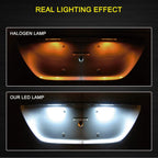 2X Canbus White LED License Plate Lights for Audi A3 A4 A5 S5 Q5 (2009–2012)
