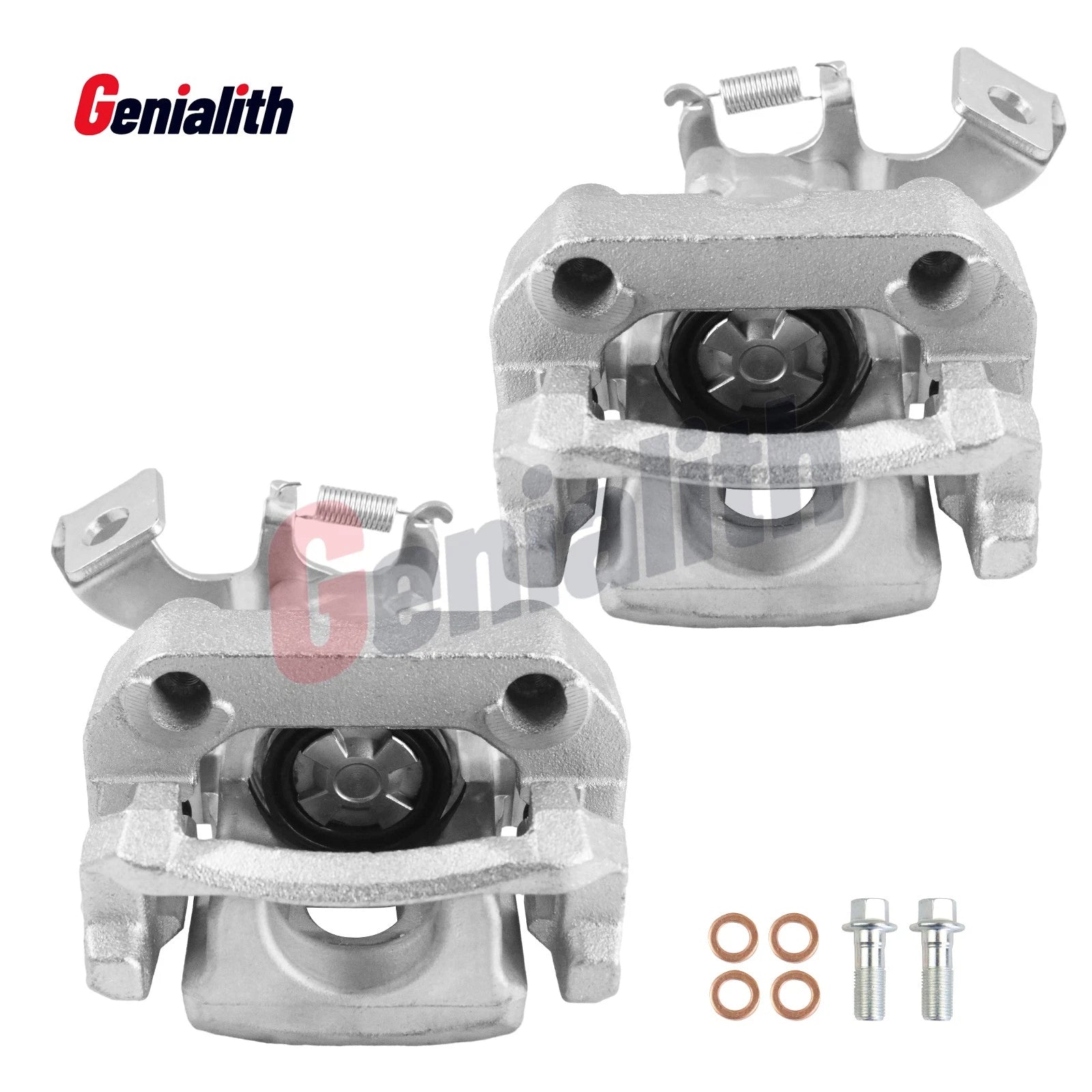 Rear Brake Calipers w/Bracket Kits for Toyota Prius (2010–2015)