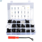 Set of 415 Plastic Rivets for Fender Bumper Clips with Remover Tool