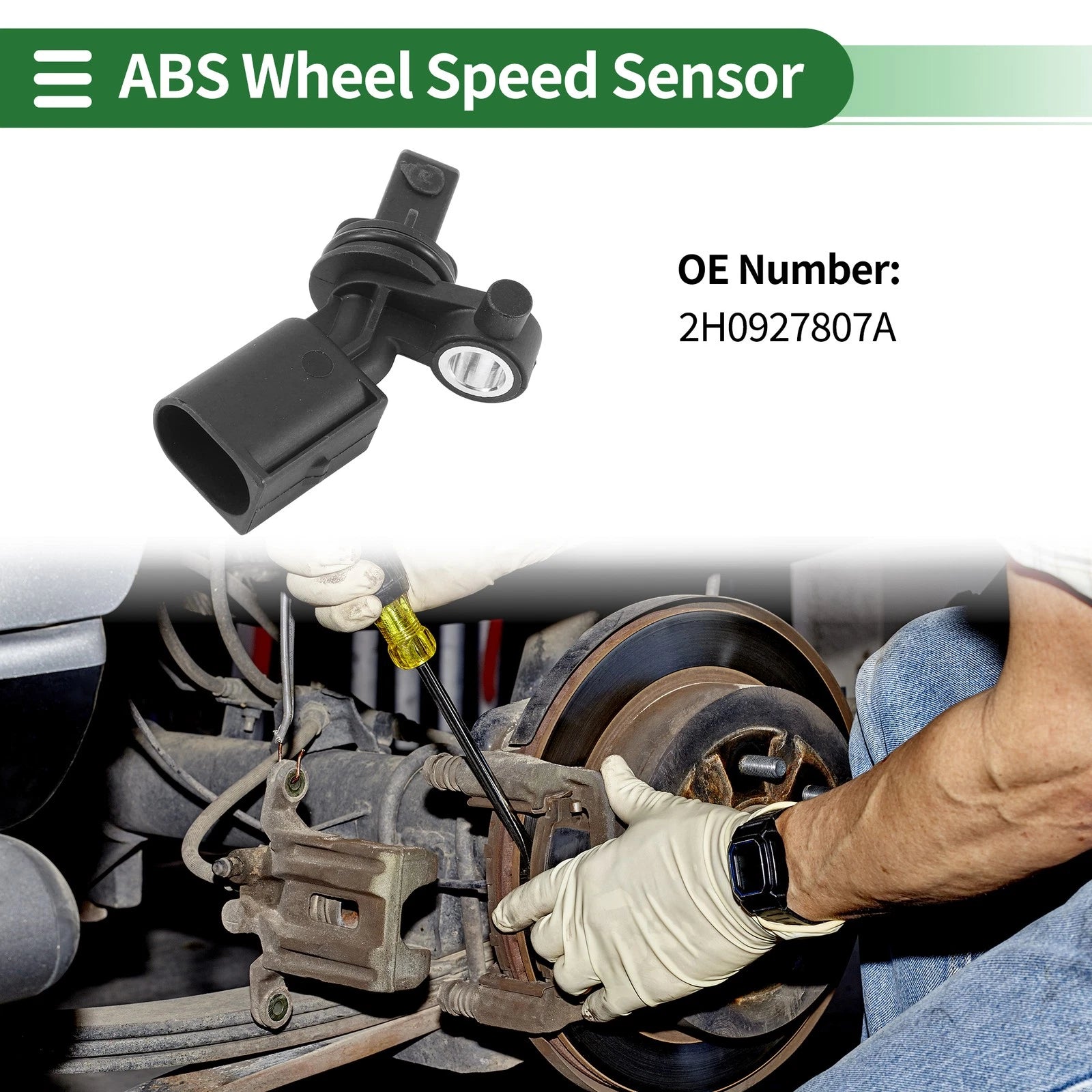 ABS Wheel Speed Sensor No. 2H0927807A for Audi A3 8L1/TT 8N3 (1996–2006)